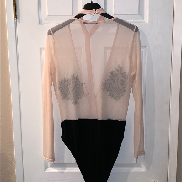 BoohooXJordyn Woods sheer bodysuit - Picture 3 of 3